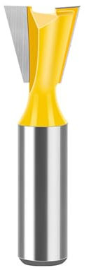 MACHSWON Straight Cut Router Bit Milling Cutter Cutting Dovetail Bit 1/2 Inch Shank,3/4 Cut Diameter Woodworking Cutting Trimming Cutter Double Flute Straight Grooving Bits