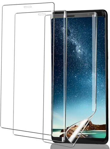 ICESPRING für Panzerglas für Samsung Galaxy Note 8 Schutzfolie, 2 Stück Weich TPU Kratzfest Panzerfolie für Samsung Note 8 Schutzfolie, Fingerabdruck-ID Schutzglas für Galaxy Note 8 Panzer Schutz Glas