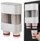 Zuasdvnk Vaso de pared para cuarto de baño, dispensador de vasos, dispensador de pared, estante para botellas de casa, tirando del tipo de baño, enfriador de agua, dispensador de pared, para el
