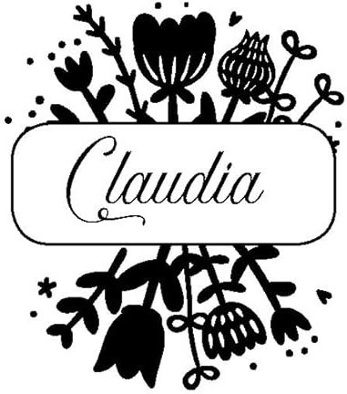 CALLE DEL REGALO Copas de vino personalizadas | Copas de vino de cristal de 58 cl (FLORES, 1 COPA)