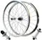 700C Road Bike Wheelset 30MM Aluminum Alloy Racing Mountain V Brake Rim Quick Release Front&Rear Bicycle Wheels for 7 8 9 10 11 Speed Cassette