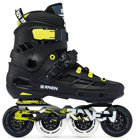 RAVEN Inlineskates Inliner Vestor Black/Lime (Black/Lime, 44 (29,5cm))