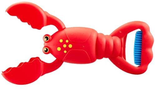 Sandkastenbagger, Sandbagger aus Kunststoff in Hummerform, 34, 3 cm, leicht zu greifendes Strandspielzeug, flexibles Sandspielzeug für Kinder, Kleinkinder, Sommerpool, Strandspielzeug, Kleinkinder
