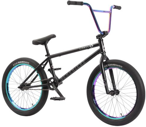 KHE Cirrus FC PRO 20 Zoll BMX – CrMo Rahmen – 10,2 kg – Greyhound Freecoaster – Oil Slick Felgen – Street/Park – Modell 2025 – Brakeless-Ready – 20,8 TT – für 145–190 cm Fahrer
