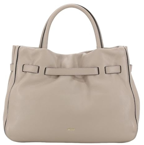 Abro Handtasche Schultertasche Leather Dalia Hand Bag Jill Siena Taupe