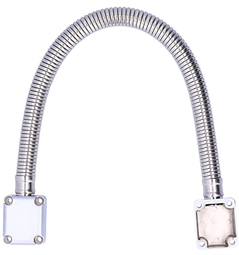 Stainless Steel Door Loop Cable Protector Exposed Mount Wire Protective Tube for Access Control System
