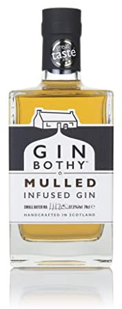 Gin Bothy Mulled 70cl - Award Winning full-strength sipping spicy gin - 37.5% ABV - 70cl Bottle - Cinnamon, Clove & Honey notes Perfect Gin Gift …