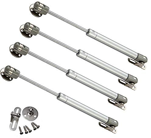 4 Pcs 100N/ 22.5lb Gas Strut, Pneumatic Lift, Furniture Cabinet Door Stay, Hydraulic Gas Lift Spring Stay, Cabinet Lift Support, Cabinet Door Strut