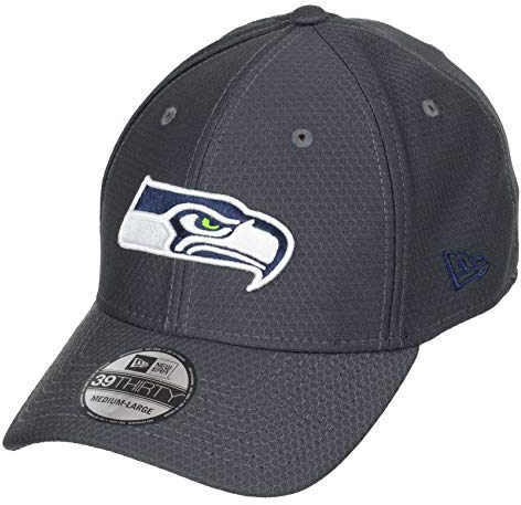 New Era Seattle Seahawks NFL Hex Tech 39Thirty Stretch Cap - M - L