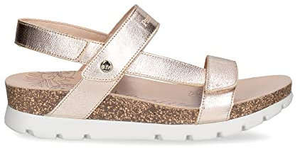 Panama Jack Damen Selma Shine Flat Sandal, ORO B1, 38 EU
