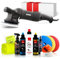 Poliermaschinen Set: Rupes LHR 15ES Exzenter Poliermaschine + Rupes Politur Set + Royal Pads Premium Polierpads + Dr. Wack Versiegelung für Lack- & Scheiben + Zubehör | 12-teilig