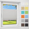 Atlaz Plissee Klemmfix ohne Bohren, 100x100cm(BxH), Hellgrau, Plisseerollo Fensterrollo mit Klemmträger, Faltrollo Jalousie für Fenster und Tür, Blickdicht, Sichtschutz und Sonnenschutz