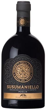 Masca del Tacco Susumaniello Puglia • Italienischer Wein Trocken Rotweine aus Italien (1 * 0, 75l)
