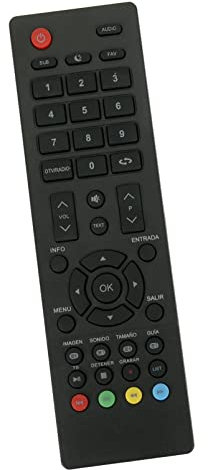 ALLIMITY Reemplazo de Mando a Distancia Fit for TV K24DLM7F K55DLM8U K24DLM10H K32DLM7H K40DLM7F K49DLM8U K50DLM8F K32DLM10
