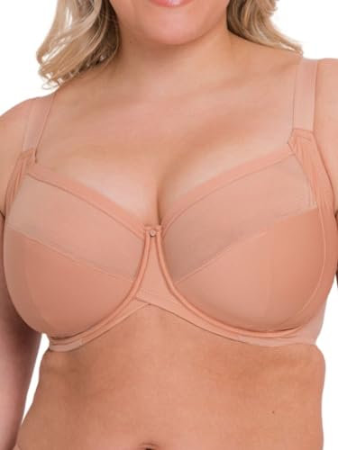 Curvy Kate Womens Wonderfully Full Cup Balconette Bra, Latte, 38G UK