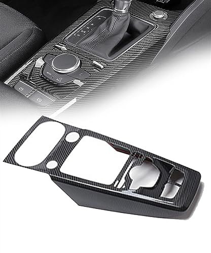 WILSEM Decorare Auto Console Centrale Pannello Cambio Adesivo Rivestimento Accessori Interni per Audi Q2 Q2L 2018 2019 2020 LHD