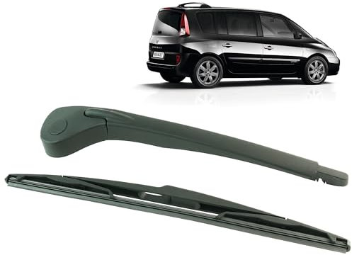 Brazo limpiaparabrisas trasero compatible para Espace 4 (2002-2014) con escobilla trasera (parabrisas trasero)| 7700433319| 7701051890