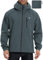 baleaf Herren Fahrradjacke Regenjacke Wasserdicht Windbreaker mit Kapuze 10000mm H2O Wasserdicht Laufjacke Atmungsaktiv Wanderjacke Dunkelgrau M