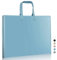 Swodition Kunst-Portfolio-Taschen, Aufbewahrungsbücher für Kunst-Portfolio-Mappe, Poster-Aufbewahrungstasche mit Reißverschluss und Griff, Netz-Ordner für Poster, Malerei, Blau (58,9 x 46 cm)