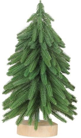Cabilock Décoration De Noël Faux Sapin De Noël en Bois Et Plastique Décoration De Maison Arbre De Noël Miniature De Bureau