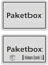 Thoquene 2 Stück Aufkleber Paketbox Schild Rechteckig Silber Selbstklebend Wetterfestes(15cm X 10cm)