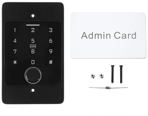 Vomeko WiFi Access Control Keypad,Wireless WiFi Access Control Keypad, W aterproof Remote Control,Versatile Fingerprint Door Lock Entry Keypad for Home,Garage Office