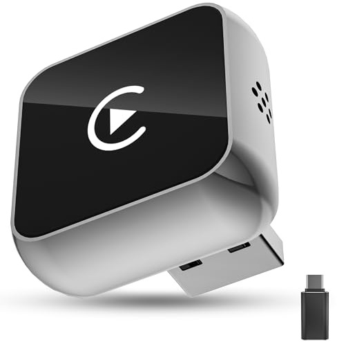 BSTOEM Wireless CarPlay Adapter UK, Android Auto Adapter & Mini CarPlay | Plug & Play for cars with carplay, Compatible with iPhone iOS 10+ & Android Auto, for Car Accessories