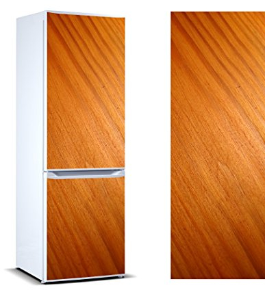 Pegatinas Vinilo para Frigorífico Vetas Madera | Varias Medidas 185x60cm | Adhesivo Resistente | Pegatina Adhesiva Decorativa de Diseño Elegante