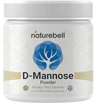 NatureBell D-Mannose Powder - 12oz - High Potency 2g Per Scoop - Fast Acting Support for Healthy Urinary Function & Bladder Wellness* - Pure, Filler-Free Non-GMO Powder