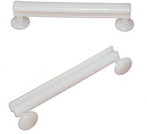 Efitex® 10 Schlaufengleiter 50 mm Gardinenhaken für Schlaufenvorhänge und Schals