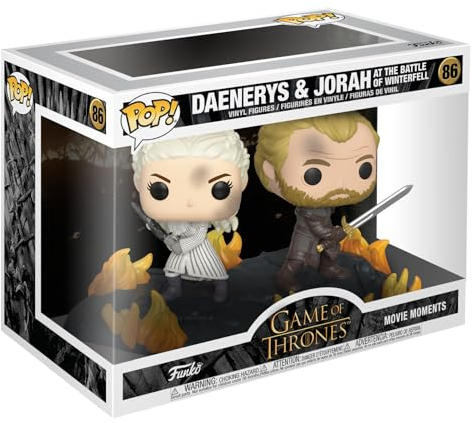 Funko Pop! Moment: Game of Thrones-Daenerys Targaryen & Jorah B2B mit Swords - Vinyl-Sammelfigur - Geschenkidee - Offizielle Handelswaren - Spielzeug Für Kinder und Erwachsene - TV Fans