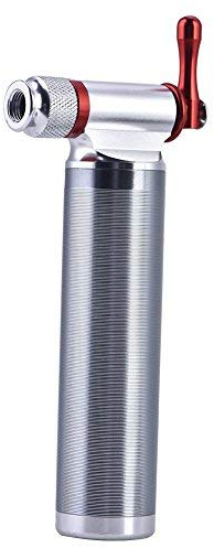 kartuschenpumpe co2,Mini Fahrradpumpe für Presta- und Schrader-Ventil, Tragbare Fahrrad Luftpumpe Leichte Fahrrad-CO2-Inflatorpumpe aus Aluminiumlegierung Für Mountainbikes, Rennrad