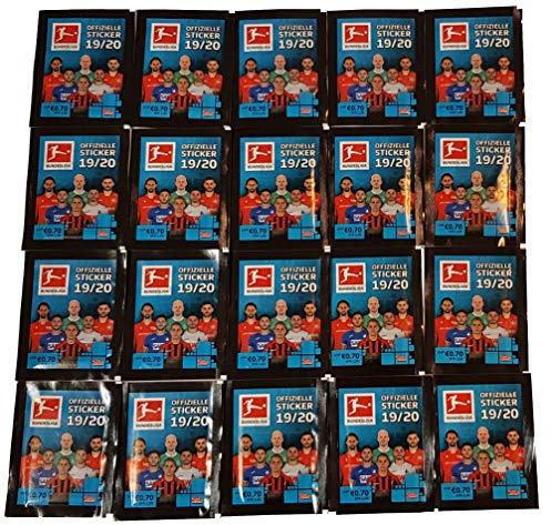 Unbekannt Bundesliga Sticker Saison 2019/20 20 Stickertüten