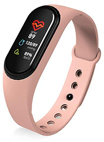 YUANYOULI Fitness Tracker, SmartWatch Intelligente Tocco della Fascia Banda di Colore Braccialetto frequenza cardiaca sfigmomanometro Sport,Rosa