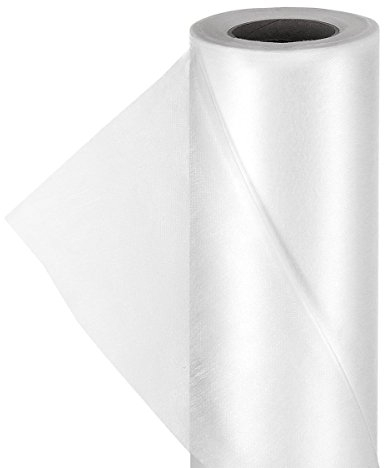 HaGa Abdeckvlies 19g/m² in 6,3m x 10m - Frostschutzvlies für Pflanzen - atmungsaktives Frühbeet Vlies - Für Abdeckungen von Hochbeeten