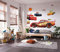 Disney selbstklebende und konturgeschnittene Vlies Fototapete von Komar - Cars XXL - Größe: 127 x 200 cm - Wandtattoo, Kinderzimmer, Jungen, Auto, Rennwagen