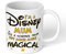 Tazza da tè con scritta Disney (lingua italiana non garantita)