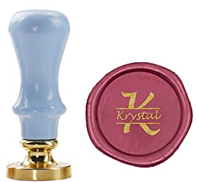 Wachssiegel Stempel Personalisiert Stempel Initialen/buchstaben/Name/Logo Hochzeit Siegelstempel Siegellack Stempel Ideal für Hochzeiten Partys Dekorationen Einladungen Umschläge Geschenkverpackungen