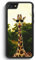 MUNIQASE Coole Giraffe - Silikon Hülle für iPhone SE 2022 - Motiv Design Tiere Lustig Witzig - Cover Handyhülle Schutzhülle Case Schale
