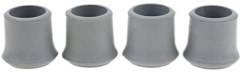 Harilla 4X Wearable Trekking Wanderstöcke Spitze Endkappe Krückenhülsen Gummi 25mm, 25 mm