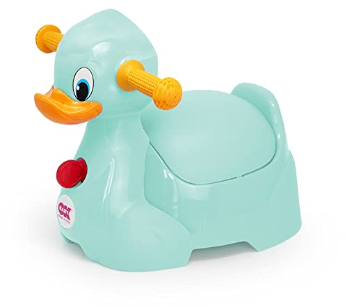 OKBABY Quack Töpfchen für Kinder mit ergonomischem Sitz, in Form von Ente - Hellblau