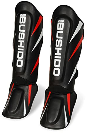 DBX BUSHIDO Sport Schienbeinschoner Kickboxen SP-10v2 Größe XL - Schienbeinschoner Herren - Effektives Training für Der Kickboxer - Kickboxen Schienbeinschützer für Kampfsport - Kickboxen Zubehör