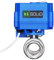 U.S. Solid Motorisierter Kugelhahn - G3/4 Edelstahl-Elektrischer Kugelhahn mit manueller Funktion, Vollport, G-Gewinde 9-24V AC/DC und 3-Draht-1-Wege-Positive-Break-Setup