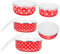 COLLBATH 5 pezzi di pasta per zuppa, insalata rossa, forniture per ufficio, modello di coperchio, per servire a casa, per la preparazione di smalto, contenitore da forno a punti, coperchio in