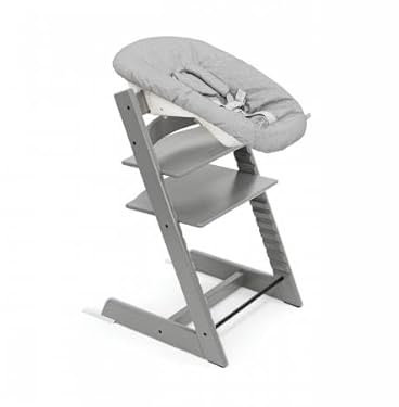 Chaise Tripp Trapp Gris Tempête avec Newborn Set