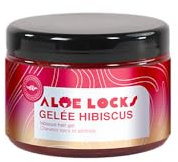 ALOÉ LOCKS | Gelée Hibiscus | Aide à la Réalisation de vos Coiffures | Élimine les Céllules Mortes | Active la Croissance du Cheveu | Protège des Fourches | Fabriqué en France | CrueltyFree | 300ML