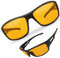 Somnifiq Schlafbrille Blaulichtfilter Brille Damen Herren - Bildschirmbrille - Blaulichtfilter Brille - Blaues Licht Blockieren - Computerbrille Gelbe Gläser
