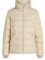 Tommy Hilfiger Women's Short Funnel Neck Down Puffer Jacket, Beige (Classic Beige), XS