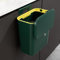 Poubelle Suspendue Cuisine avec Couvercle, Poubelle Murale Cuisine, Poubelle Camping Car Suspendu pour Portes d'armoires Placard Salle de Bain, 27 x 13 x 29 cm