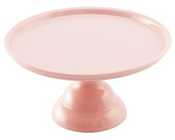Alzata Alzatina in melamina Rosa Baby Ø23xh12cm - per torta dolci ecc. - Addobbo, tavola torta, buffet